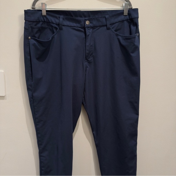 Lululemon ABC Slim Warpstreme Pants - Men's Size 38 x 28 - Dark Navy - Picture 2 of 11